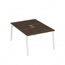 Станция (2х120) рабочая с металлокаркасом TRE дуб ристретто/ металлокаркас белый А4 Б3 176 ДР