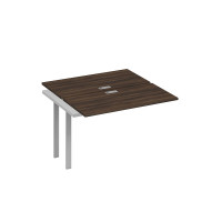 Секция станции на металлокаркасе UNO 2х120 дуб ристретто/ металлокаркас серый А4 С1 170-1 ДР