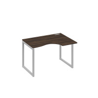 Стол эргономичный правый на каркас QUATTRO Классика дуб ристретто/ металлокаркас серый А4 С4 042 ДР