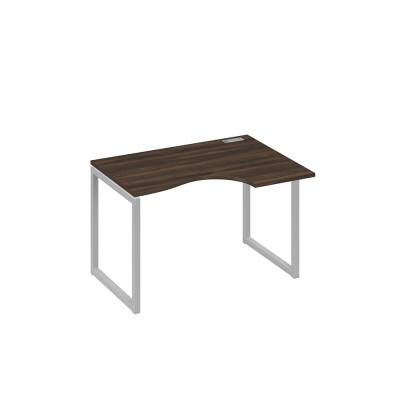 Стол эргономичный правый на каркас QUATTRO Классика дуб ристретто/ металлокаркас серый А4 С4 042 ДР