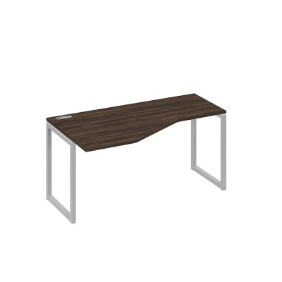 Стол левый "Техно" эргономичный на металлокаркасе QUATTRO дуб ристретто/ металлокаркас серый А4 С4 055 ДР