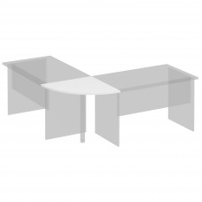 Угловой сегмент белый премиум К.205 БП