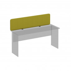 Экран настольный фронтальный тканевый, лайм, для стола 160 МР А 866 LN17