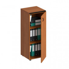 Шкаф для документов средний узкий закрытый французский орех ДР 765 ОФ