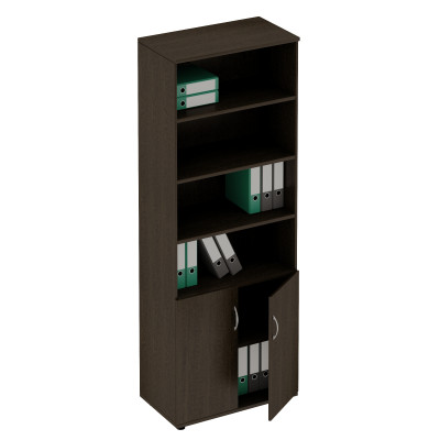 Шкаф для документов полузакрытый венге темный ФР 371