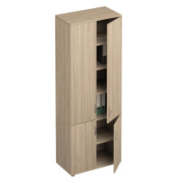 Шкаф для документов закрытый 4- дверный вяз светлый ФР 373-1 ВЗ