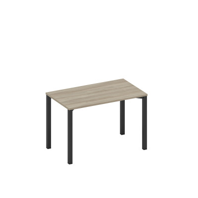 Стол письменный на металлокаркасе вяз либерти/ черный гладкий А1 ЧР 013.1 ВЛ