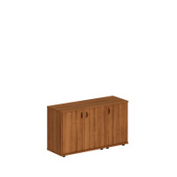 Шкаф комбинированный низкий (закрытый + закрытый узкий) темный орех Исп.06