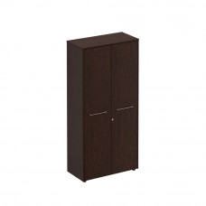Шкаф закрытый высокий венге тёмный МЕ 346 ВТ