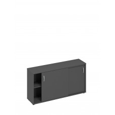 Шкаф-купе низкий (для 2-х столов 70) антрацит премиум А4 303 АР