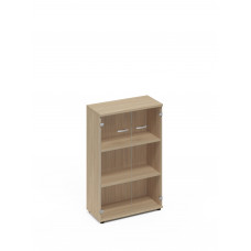 Шкаф средний со стеклом дуб скандинавский А4 9366 ДК