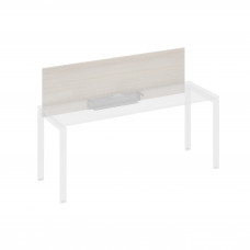 Экран настольный фронтальный для стола 180 с кабель-каналом дуб / металлокаркас серый А4 С 834 ДШ