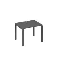Стол письменный на металлокаркасе UNO антрацит премиум / металлокаркас антрацит А4 А1 022 АР