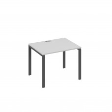 Стол письменный на металлокаркасе UNO серый / металлокаркас антрацит А4 А1 022 СЕ