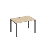 Стол письменный на металлокаркасе UNO дуб скандинавский / металлокаркас антрацит А4 А1 023 ДК