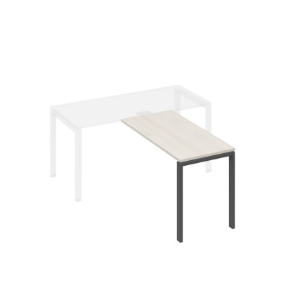 Брифинг-приставка каркас UNO дуб / металлокаркас антрацит А4 А1 072 ДШ