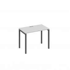 Стол письменный на металлокаркасе DUE серый / металлокаркас антрацит А4 А2 002 СЕ