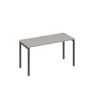 Стол письменный на металлокаркасе DUE мокко премиум / металлокаркас антрацит А4 А2 004 МП