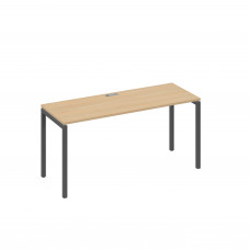 Стол письменный на металлокаркасе DUE натуральный дуб / металлокаркас антрацит А4 А2 005 НД