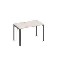 Стол письменный на металлокаркасе DUE дуб / металлокаркас антрацит А4 А2 013 ДШ