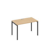 Стол письменный на металлокаркасе DUE натуральный дуб / металлокаркас антрацит А4 А2 013 НД