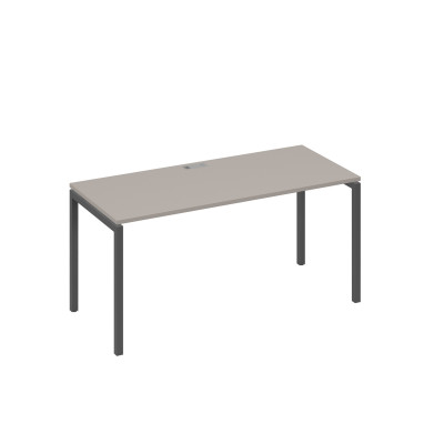 Стол письменный на металлокаркасе DUE мокко премиум / металлокаркас антрацит А4 А2 015 МП