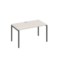 Стол письменный на металлокаркасе DUE дуб / металлокаркас антрацит А4 А2 024 ДШ