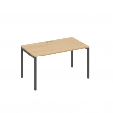 Стол письменный на металлокаркасе DUE натуральный дуб / металлокаркас антрацит А4 А2 024 НД