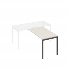 Брифинг-приставка каркас DUE металлический дуб / металлокаркас антрацит А4 А2 074 ДШ