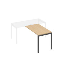 Брифинг-приставка каркас DUE металлический натуральный дуб / металлокаркас антрацит А4 А2 074 НД