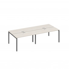 Рабочая станция на каркасе DUE (4х140) дуб / металлокаркас антрацит А4 А2 171-2 ДШ