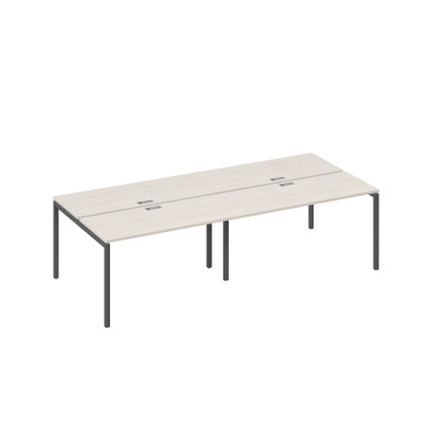 Рабочая станция на каркасе DUE (4х140) дуб / металлокаркас антрацит А4 А2 171-2 ДШ