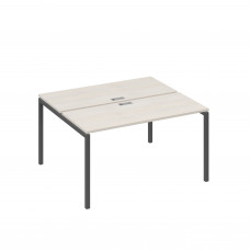 Рабочая станция на опорах DUE (2х140) дуб / металлокаркас антрацит А4 А2 171 ДШ