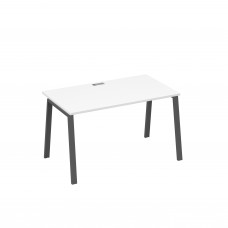 Стол письменный на металлокаркасе TRE белый премиум / металлокаркас антрацит А4 А3 024 БП