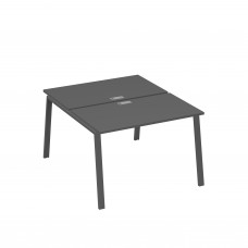 Рабочая станция 2х120 с металлокаркасом TRE антрацит премиум / металлокаркас антрацит А4 А3 173 АР