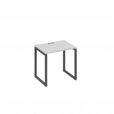 Стол письменный на металлокаркасе QUATTRO серый / металлокаркас антрацит А4 А4 001 СЕ