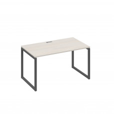 Стол письменный на металлокаркасе QUATTRO дуб / металлокаркас антрацит А4 А4 024 ДШ