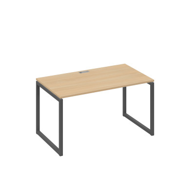 Стол письменный на металлокаркасе QUATTRO натуральный дуб / металлокаркас антрацит А4 А4 024 НД