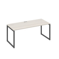 Стол письменный на металлокаркасе QUATTRO дуб / металлокаркас антрацит А4 А4 026 ДШ