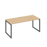 Стол письменный на металлокаркасе QUATTRO натуральный дуб / металлокаркас антрацит А4 А4 026 НД