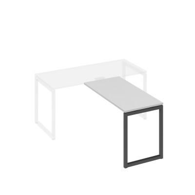 Брифинг-приставка металлокаркас QUATTRO серый / металлокаркас антрацит А4 А4 072 СЕ