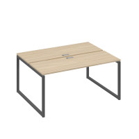 Рабочая станция каркасе QUATTRO (2х160) дуб скандинавский / металлокаркас антрацит А4 А4 172 ДК