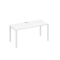 Стол письменный на металлокаркасе UNO белый премиум / металлокаркас белый А4 Б1 015 БП