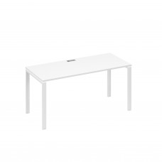 Стол письменный на металлокаркасе UNO белый премиум / металлокаркас белый А4 Б1 015 БП