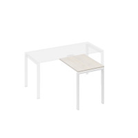 Брифинг-приставка с каркасом UNO дуб / металлокаркас белый А4 Б1 071 ДШ