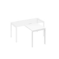 Брифинг-приставка каркас UNO металл белый премиум / металлокаркас белый А4 Б1 073 БП