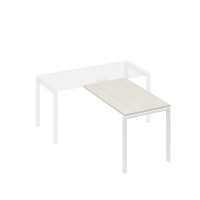 Брифинг-приставка на металлокаркасе UNO дуб / металлокаркас белый А4 Б1 074 ДШ