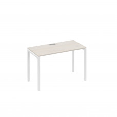 Стол письменный на металлокаркасе DUE дуб / металлокаркас белый А4 Б2 003 ДШ