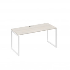 Стол письменный на металлокаркасе QUATTRO дуб / металлокаркас белый А4 Б4 015 ДШ