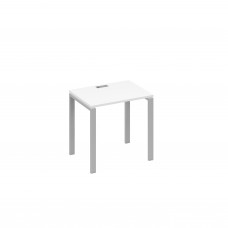 Стол письменный на металлокаркасе UNO белый премиум / металлокаркас серый А4 С1 001 БП